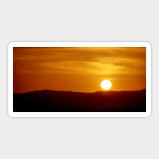 Naukluft Mountains Sunset Sticker